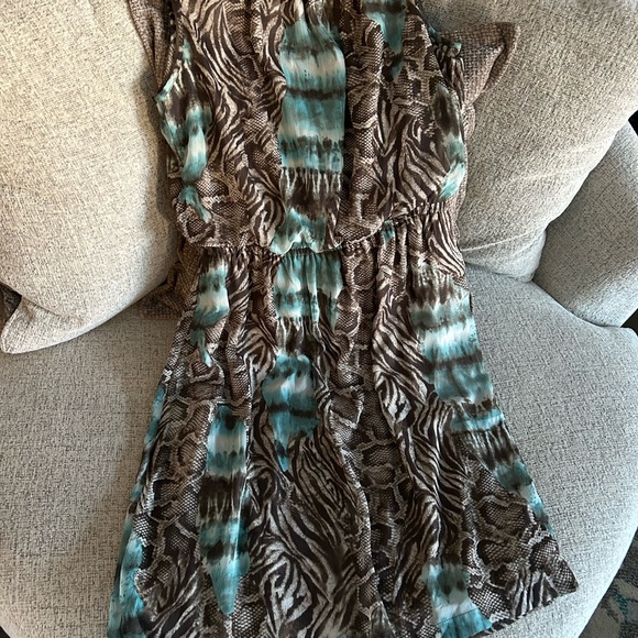 Beautiful animal print dress, lined - Picture 4 of 4